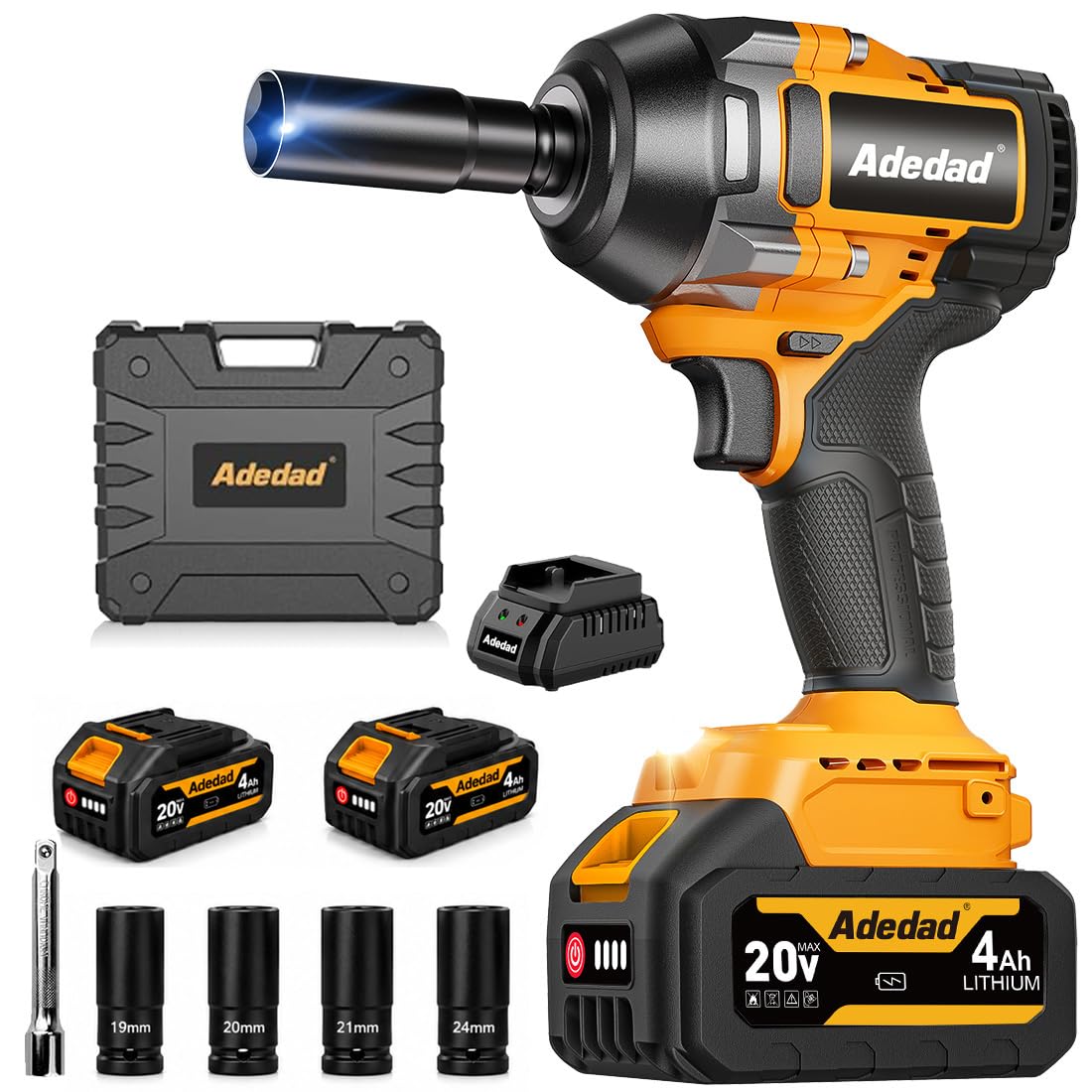 Impact (インパクト) 2BA Adedad Cordless Impact Wrench 1000N.m 1/2 inch High Torque Impact